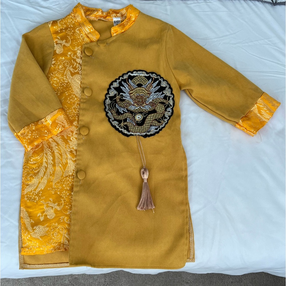Lunar New Year Chinese Tet Boy Ao Dai Costume